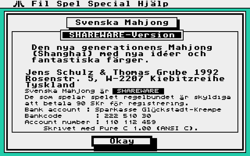 Svenska Mahjong — screenshot 1